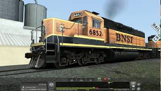 train simulator 2018 SD402 BNSF snoot [upl. by Dotti789]