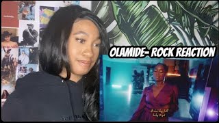 American React to Olamide  Rock Official Video [upl. by Richmound743]