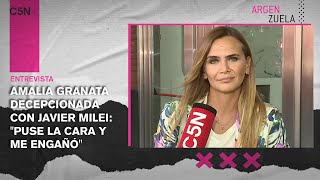 AMALIA GRANATA MANO a MANO con C5N quotDESCONOZCO a este MILEIquot [upl. by Rich]