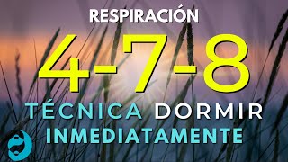 🍃Calmar la Ansiedad DORMIR RÁPIDO🍃 con Ejercicio de Respiración para la Ansiedad🍃 TÉCNICA 478🍃 [upl. by Alegnave]