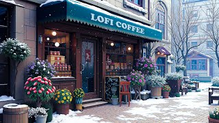 Winter Chill Vibes ❄ A Quiet and Deserted Morning 🌞 Lofi Hip Hop to RelaxCalmHeal  Lofi Coffee ☕️ [upl. by Atenahs]