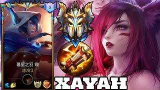 Wild Rift Xayah  Rank 4 Xayah Gameplay 2 vs 8 Rank Sovereign [upl. by Nalro]