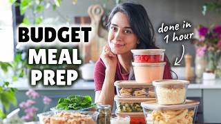 MEAL PREP  10 healthy meals in 1 HOUR  PDF guide [upl. by Acirtal]