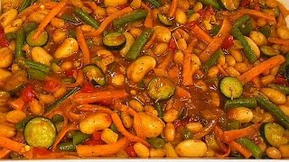 3 Beans SaladSunday Kos Side DishSouth African RecipeFood We Eat [upl. by Ardeahp321]