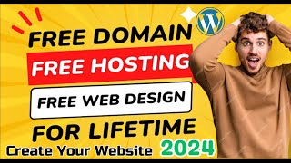 How to Create a FREE WordPress website with FREE Hosting and Domain [upl. by Sheya]