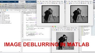 Image Deblurring  Matlab Code [upl. by Ysdnil]