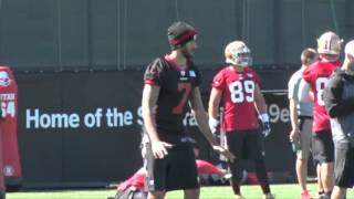 Watch Colin Kaepernicks day of work with the 49ers [upl. by Imoyaba]