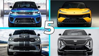 TOP 5 FASTEST SUVs IN THE WORLD 2024 [upl. by Iru]