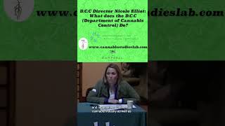 DCC Director Nicole Elliot What does the DCC Department of Cannabis Control Do [upl. by Denton]