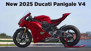 All New 2025 Ducati Panigale V4  Full Specs and Details [upl. by Ayeki]