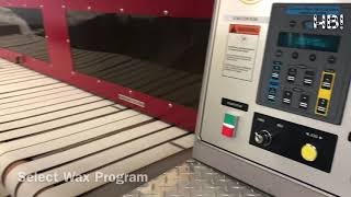 Wax program  Flatwork ironer  Chicago [upl. by Shay]