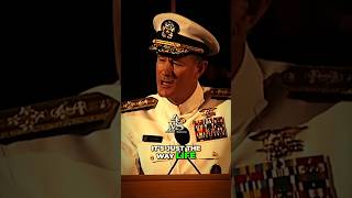 Admiral McRaven  KEEP MOVING  shorts dailymotivation [upl. by Nanette228]