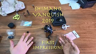 2019 Shimano Vanquish Reel First ImpressionBasic Review and adding ZPI parts [upl. by Seidule]