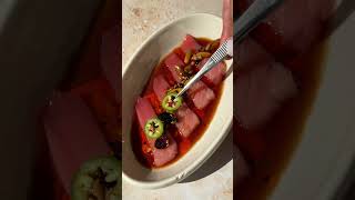 SALSA MACHA TUNA TIRADITO🍣🌶️ [upl. by Enahpets]