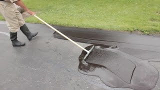 Asphalt Seal Your Own Driveway [upl. by Okimat]