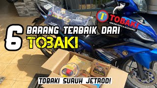 6 Barang Terbaik Dari Tobaki LC135 Spec Baru Tobaki Suruh Jetrod Team Tobaki Tobaki TeamTobaki [upl. by Volny707]