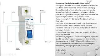 Otomatik Sigorta Çalışma Prensibi ve Sigorta Seçimi MCB [upl. by Range164]