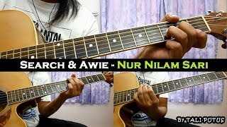 Search amp Awie  Nur Nilam Sari InstrumentalFull AcousticGuitar Cover [upl. by Patnode980]