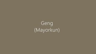 Geng Lyrics  Mayorkun [upl. by Heisser]