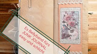 Es Bellyband fürs JUNK JOURNAL easy für Afänger uf schwizerdütsch schweizer deutsch swiss german [upl. by Dimitry]