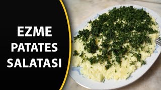 PATATES SALATASI  Ezme Patates salatası tarifi  Salata tarifleri [upl. by Nawud714]