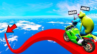 Oggy Tried Most Impossible Snake Pipe Stunt In GTA 5 With Jack  Rock Indian Gamer [upl. by Ycniuq]