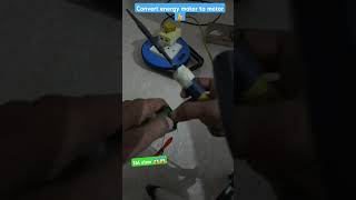 Dc motor project new motor shorts viralshorts how lifehacks genius dcmotor convert diy [upl. by Faust]