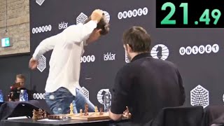 The Fastest Losses of Magnus Carlsens Career [upl. by Angil]