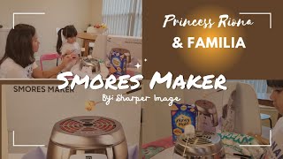 SHARPER IMAGE SMORES MAKER  ROASTING MARSHMALLOWS [upl. by Ortiz511]