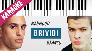 Mahmood amp BLANCO  Brividi  SANREMO 2022  Piano Karaoke con Testo [upl. by Meaghan]