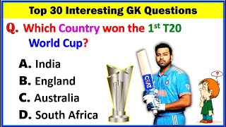 Top 30 Sports Gk Question and Answer  Sports Gk Questions and Answers  Sports GK Quiz in English [upl. by Armitage]