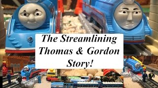 Thomas and Friends Great Race Trackmaster Streamlining Thomas and Gordon Story [upl. by Nnitsuj]