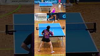 Great Rally 🏓 Short Pips vs Antispin [upl. by Einnij]