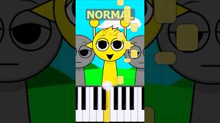 Simon Theme Incredibox Sprunki  Normal Vs Horror on piano [upl. by Oberheim]