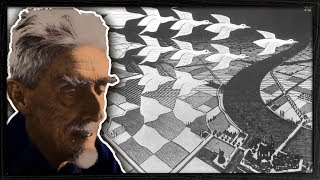 M C Escher Artista e Gravador  Vida amp Obra  10 [upl. by Yekciv]