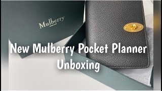 NEW Mulberry Postmans Lock Pocket Book Unboxing [upl. by Strawn]