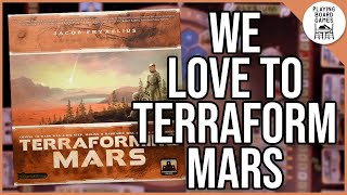 We just cant be stopped from TERRAFORMING MARS Board Game Gameplay [upl. by Aryam]