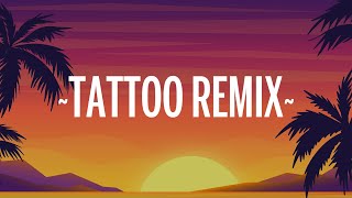 Rauw Alejandro amp Camilo  Tattoo Remix LetraLyrics [upl. by Bennett]