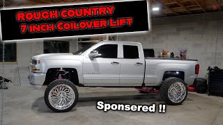 2017 Silverado 1500 7 inch rough country build [upl. by Reffotsirhc15]