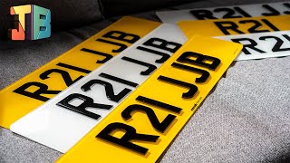 UK Number plates  Which styles are legal [upl. by Gulick]