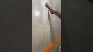 GETTING THE ROLLER FILLER ON the best alternative to having your walls plastered youtube ytshort [upl. by Melodie176]