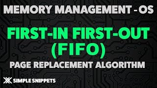 FirstIn FirstOut FIFO Page Replacement Algorithm in OS with 2 Examples  Memory management [upl. by Semadar87]