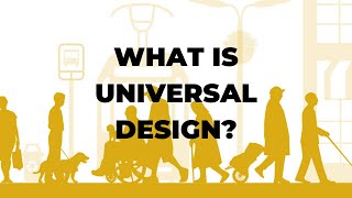 What is UNIVERSAL DESIGN  NID  IIT  INCLUSIVE DESIGN [upl. by Dill]