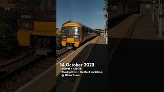 Southeastern Class 465 Networker  465929 and 465178 at Hither Green for Dartford trainspotting uk [upl. by Launame]