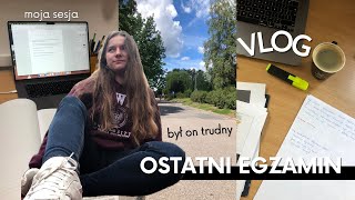 trudny egzamin 😰  VLOG Z SESJI 👩🏼‍🎓 [upl. by Llertrac69]