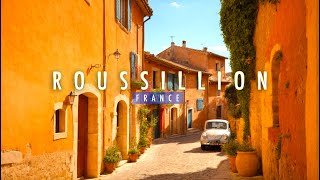 France 4K Roussillon Provence HDR Walking Tour 4K60fps [upl. by Mehelhteb490]