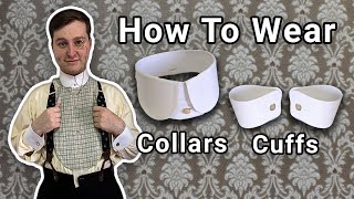 How to Wear Detachable Collars  Cuffs amp Bibs [upl. by Aiuqenehs343]