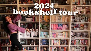 2024 BOOKSHELF TOUR 📚 my entire 600 book collection [upl. by Rednaxela]