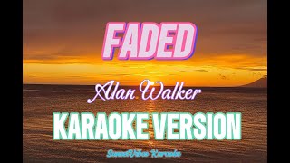 Faded  Alan Walker Karaoke [upl. by Nagad]