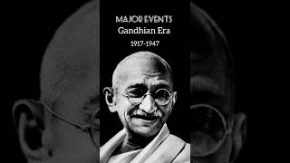 The Gandhian Era gk history gandhi era shorts mahatmagandhi [upl. by Dickson]